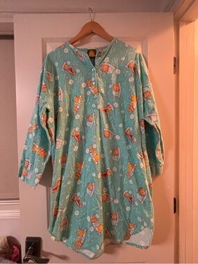 Garfield Nightgown Vintage L